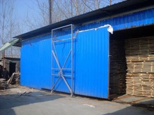 金屬結構木材烘干機使用現場